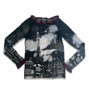 *SOLD* Jean Paul Gaultier Maille Femme 90’s Vintage Mesh Long Sleeve Top Small